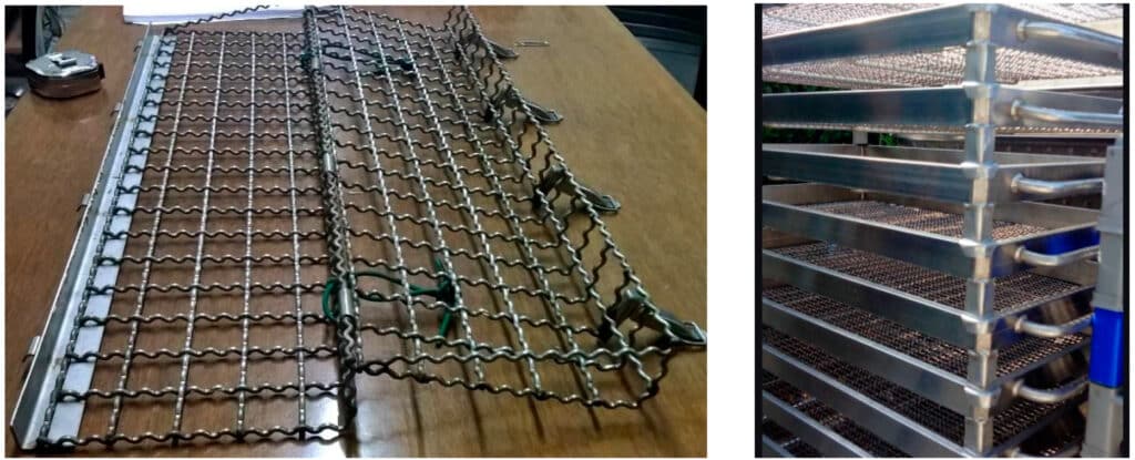 Reti metalliche in cucina